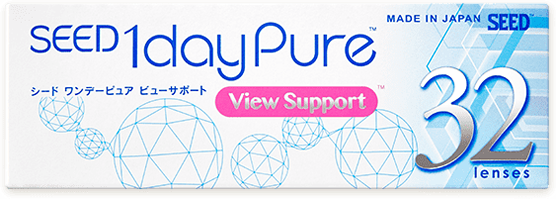 シード 1dayPure View Support スマホ用コンタクトレンズ 岡本眼科